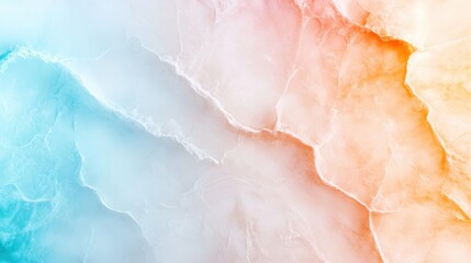 Fototapeta premium Close-Up of Smudged Watercolor Blend with Vibrant Colors