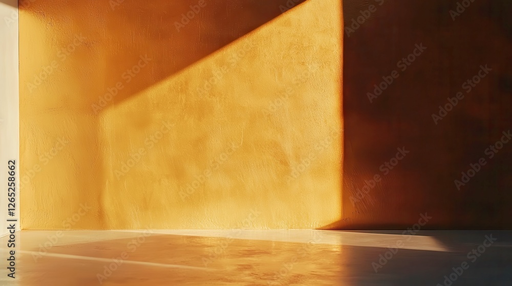 Poster soft gold gradient backdrop, gentle hues blending seamlessly, ideal for creating an inviting atmosph