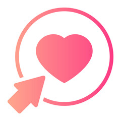 dating app android gradient icon