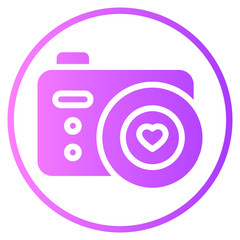 camera gradient icon