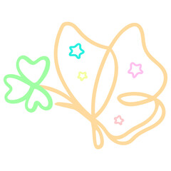 Decorations cute outline or tattoo ref