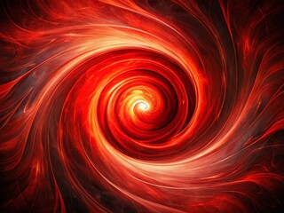 Vintage Style Red Energy Vortex Swirling Abstract Background Stock Photo
