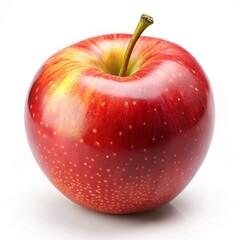 red apple isolated on white