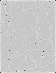 abstract geometric background with white lines and dots network technology wallpaper design