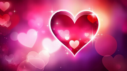 abstract background with heart