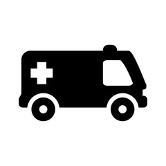 ambulance icon vector template illustration design