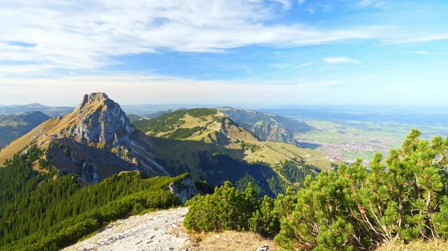 Experience the Majestic Fall Colors of the Mountains with Crisp Air, Beautiful Golden Leaves, and Tranquil Views of Peaceful Hills and Scenic Mountain Peaks