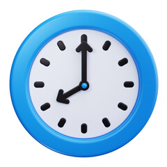 Analog Clock 3d render icons