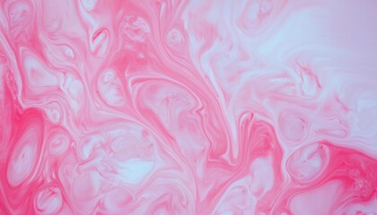 abstract pink and white marbled texture close-up with soft fluid pattern, perfect for background or design use