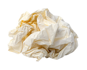 Fototapeta premium crumpled paper trash PNG