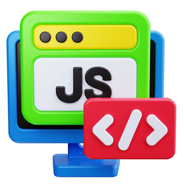 Programming Language 3d render icons