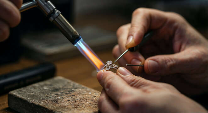 Jeweler Soldering Ring, Jewelry Making