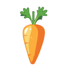 A carrot icon simple flat style illustration 