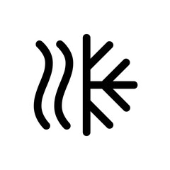 Heat and Cold Icon
