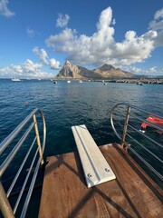 Fototapeta premium dip in the mediterranean