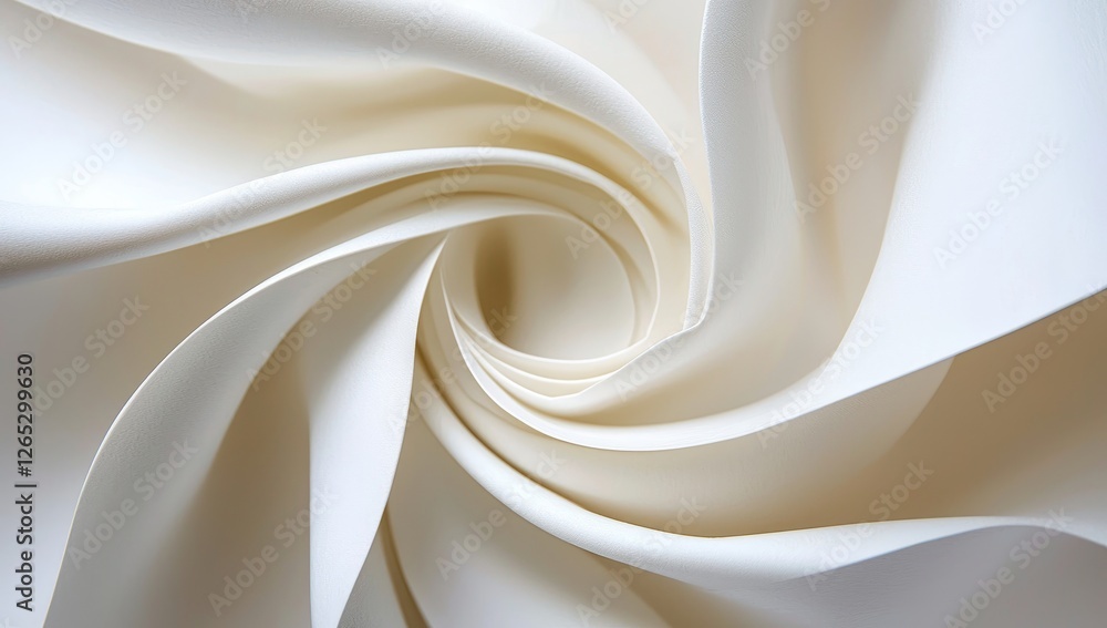 Poster a crumpled white paper background with creases and blank space is available for adding your text