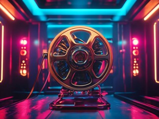 Ultra-Detailed Hyper-Realistic Video Camera Icon
