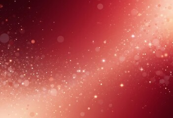Crimson Radiance, A Luxurious Tapestry of Shimmering Stars and Bokeh Lights