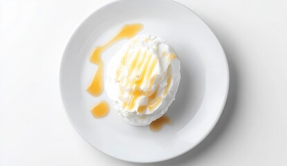 Light and Airy Meringue Dessert with Golden Syrup Drizzle
