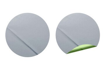 Blank Round Sticker for Mock up Template - 141