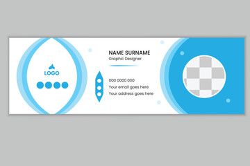 Corporate Email Signature Design  Horizontal 