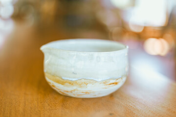 craft ceramic whisk bowl..