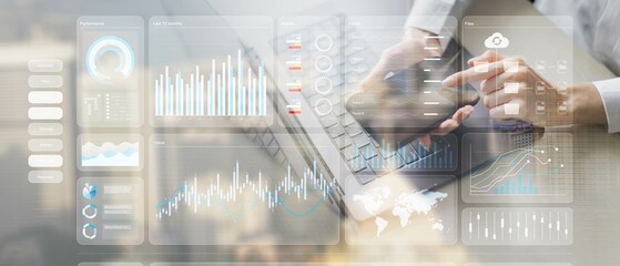 Interactive Digital Dashboard for Financial and Performance Analytics.