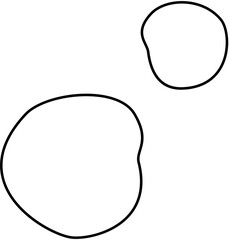 Bubble Outline Coloring image