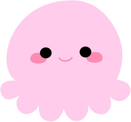 Octopus Squid Cute illustration