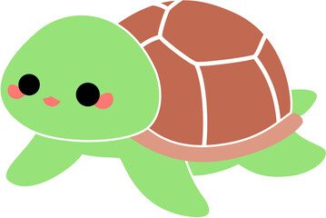 Turtle Cute illustration