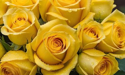 yellow roses background