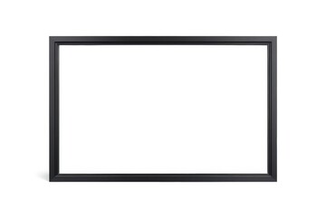 Obraz premium a close up of a black frame with a white background