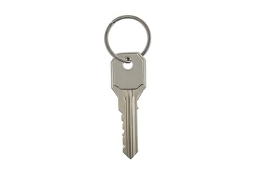 a close up of a key with a ring on a keychain