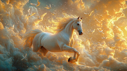 Pegasus Flight celestial bound stallion