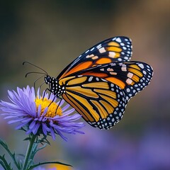 Fototapeta premium Butterfly Beauty: An Intimate Look at Lane’s Metal Stamp