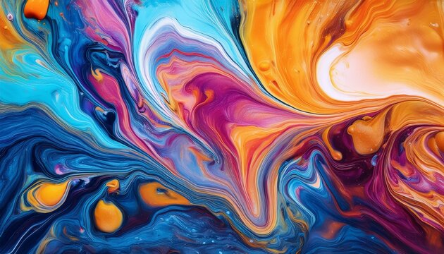 acrylic pour color liquid marble abstract surfaces design