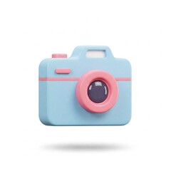 3D digital camera icon design 