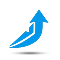 blue arrow up diagram 