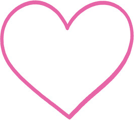 Beautiful heart in sweet and lovely pink tone of colors.