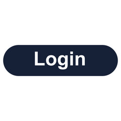 Log-In Button Isolated on White Background - Clean and Simple Design