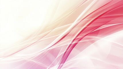 Fototapeta premium Elegant Abstract Background with Flowing Pink and White Lines Design