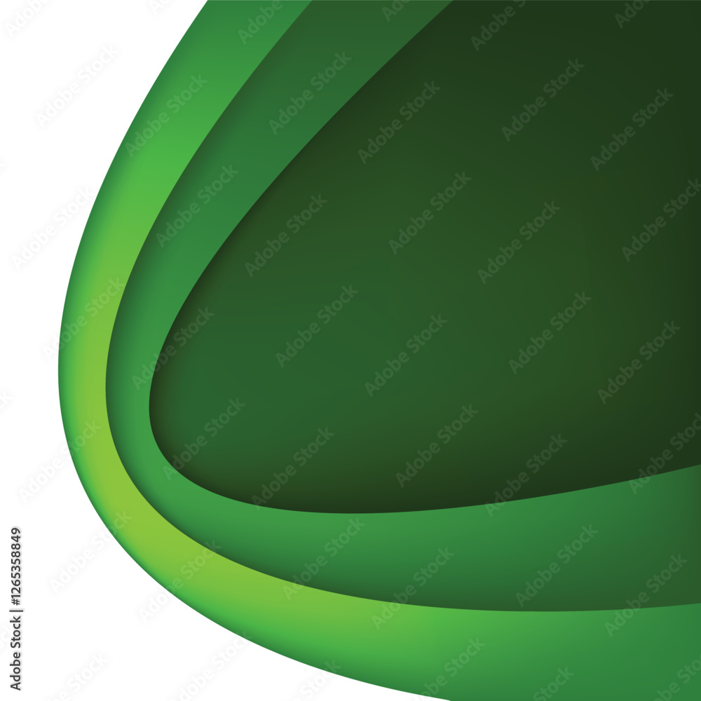 Poster graphic vector curve line overlap background for text and message design
