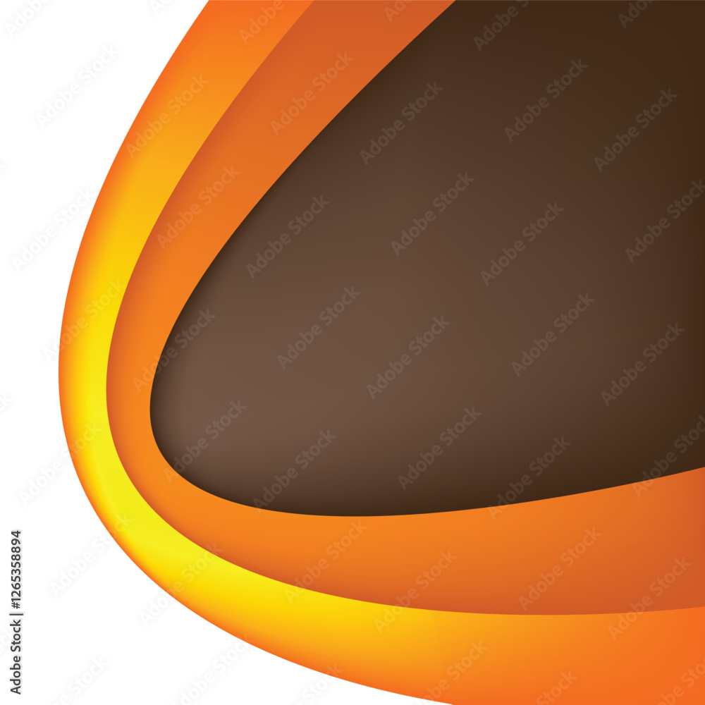 Poster graphic vector curve line overlap background for text and message design
