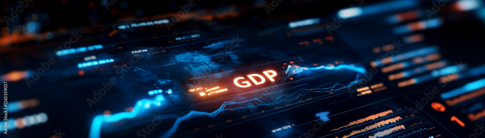 Aufkleber analyzing global gdp growth trends for 2025 insights into economic indicators business environment d
