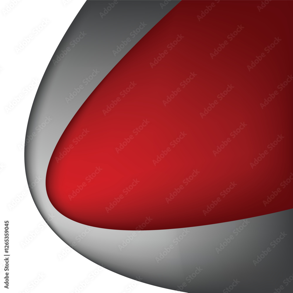 Poster graphic vector curve line overlap background for text and message design
