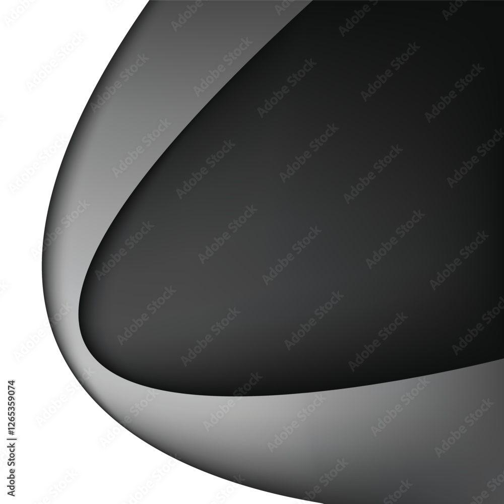 Poster graphic vector curve line overlap background for text and message design
