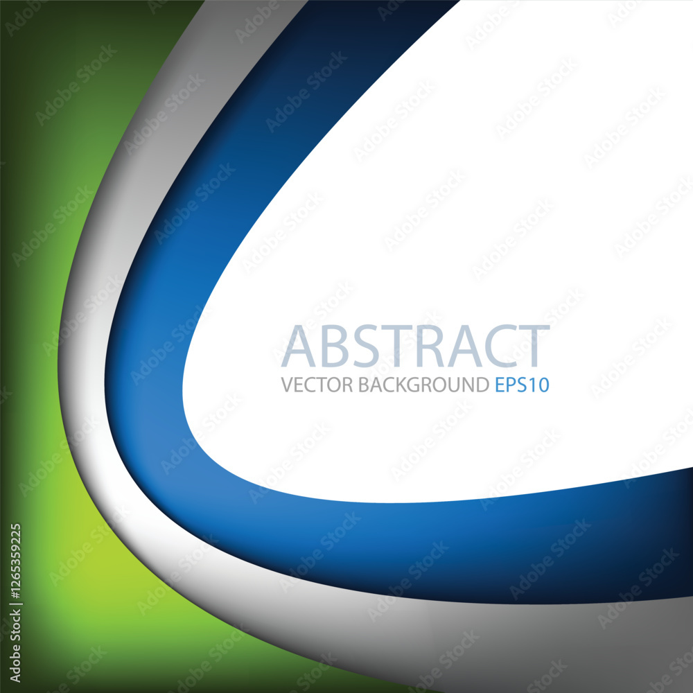 Poster graphic vector curve line overlap background for text and message design
