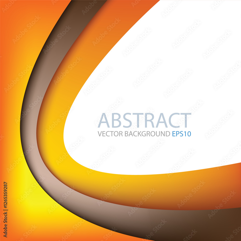Poster graphic vector curve line overlap background for text and message design
