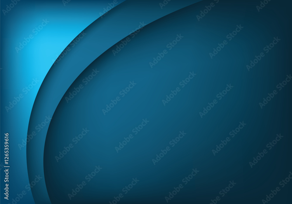 Poster graphic vector curve line overlap background for text and message design
