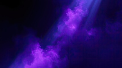 Fototapeta premium Purple Nebula Space Art Digital Wallpaper Background